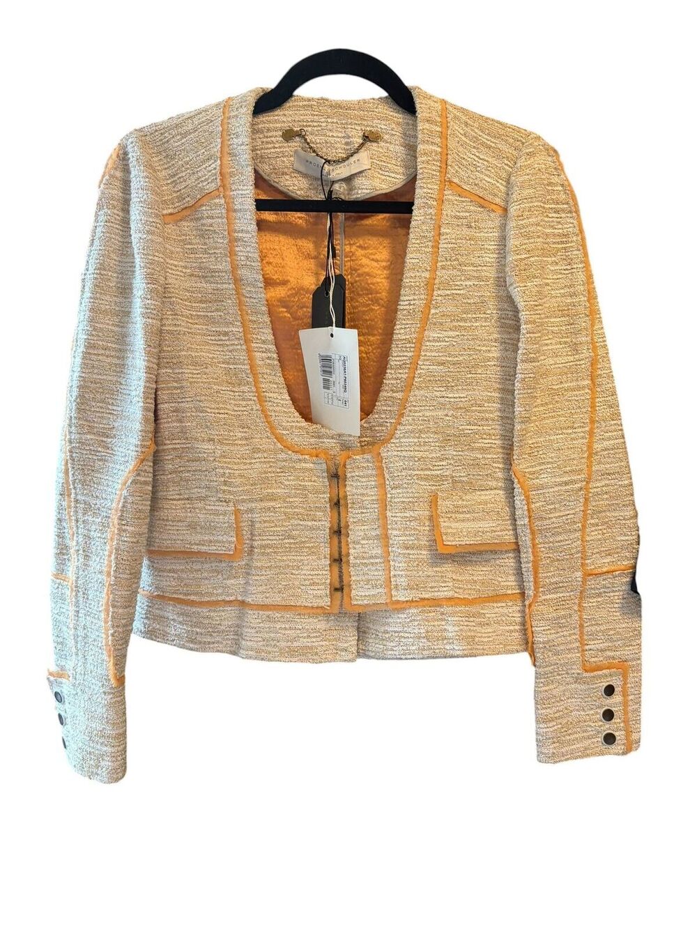 Proenza Schuler  MSRP $1150 2011 tweed jacket Size 2